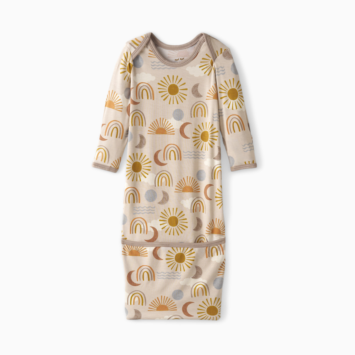 Little Sleepies Infant Gown - Desert Sunrise, One Size.