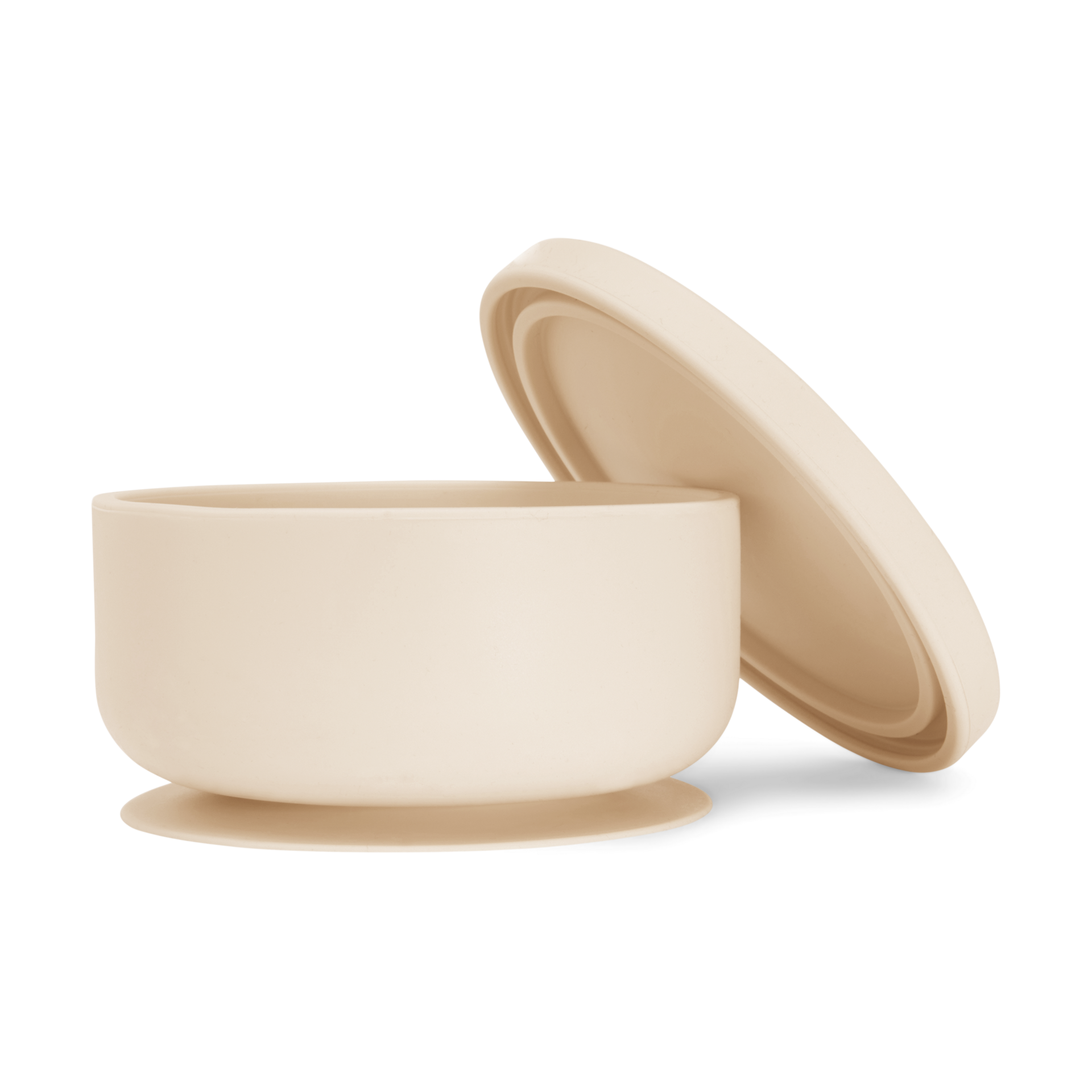 AEIOU Suction Bowl with Lid.