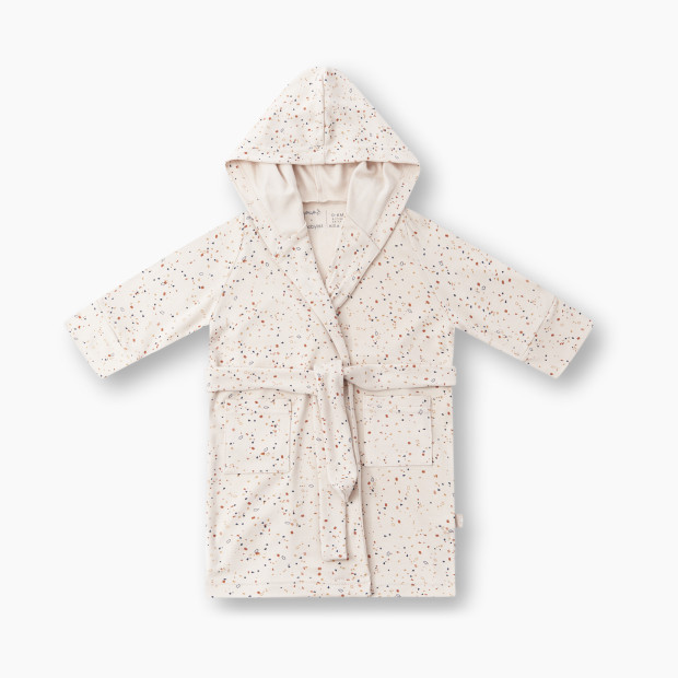 Goumi Kids x Babylist Bamboo & Organic Cotton Baby Robe - Terrazzo, 0-6m.