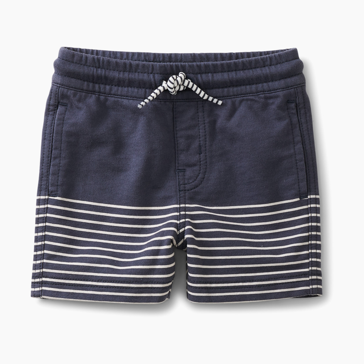 Tea Collection Beach Shorts - Indigo, 9-12 Months.
