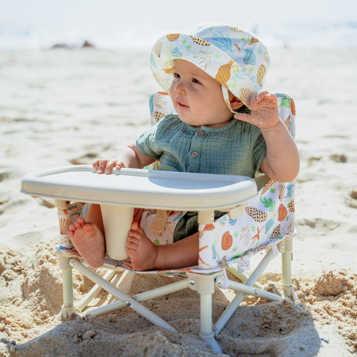 Izimini Portable Booster Chair - Sailor.