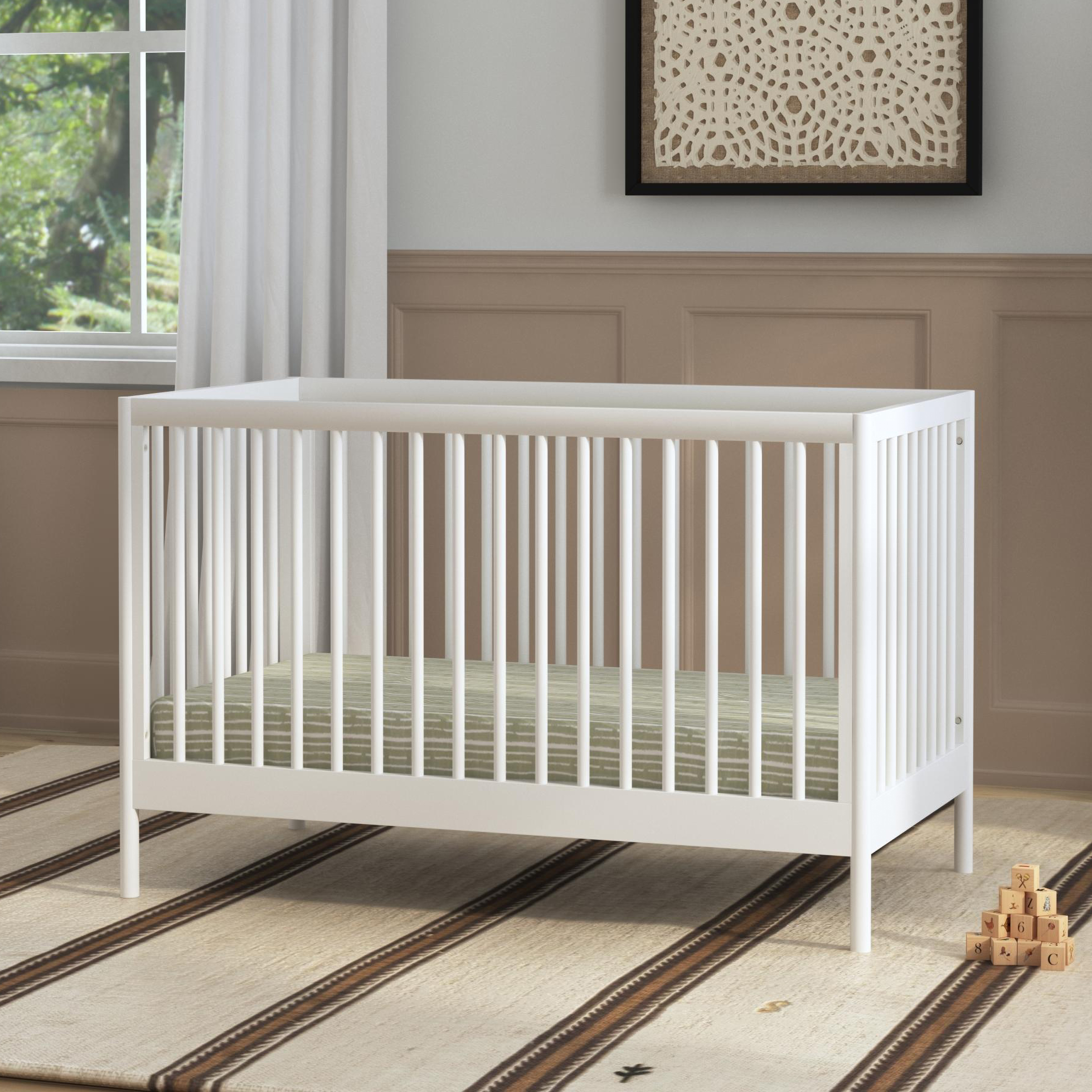 daVinci Birdie 3-in-1 Convertible Crib - White.