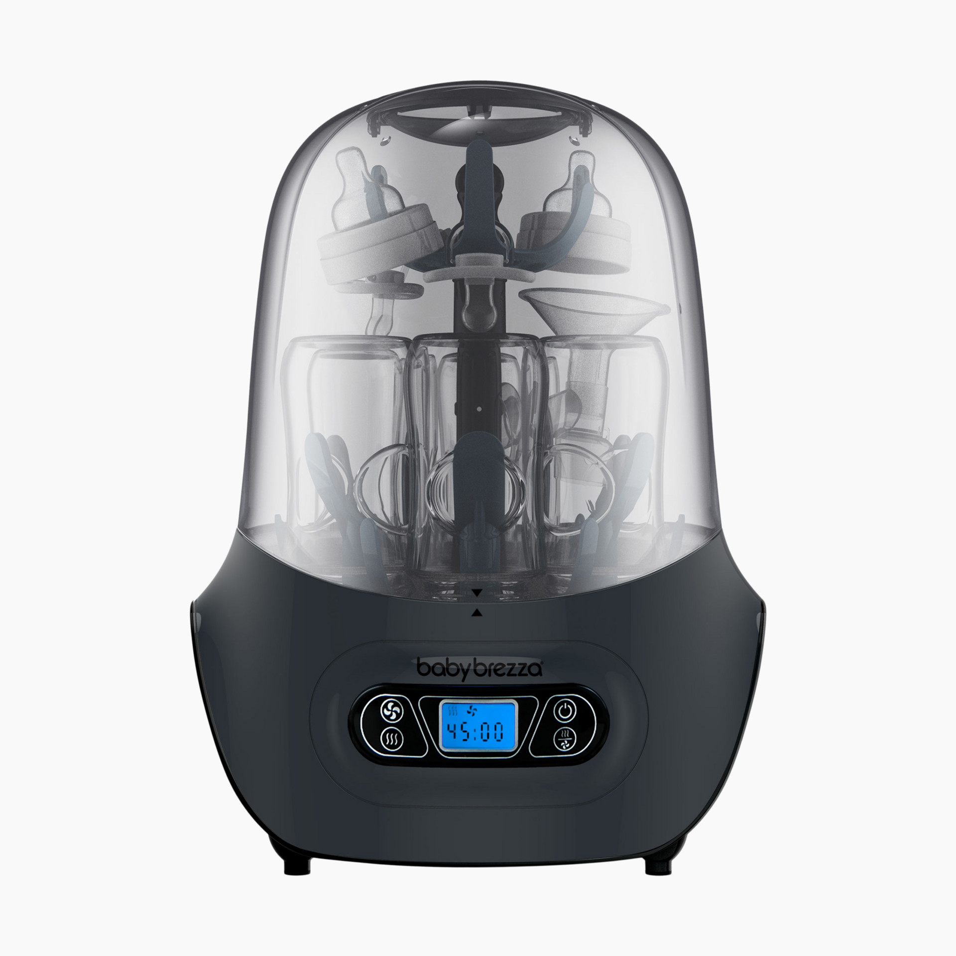 Baby Brezza One Step Sterilizer Dryer White On Black Babylist Shop