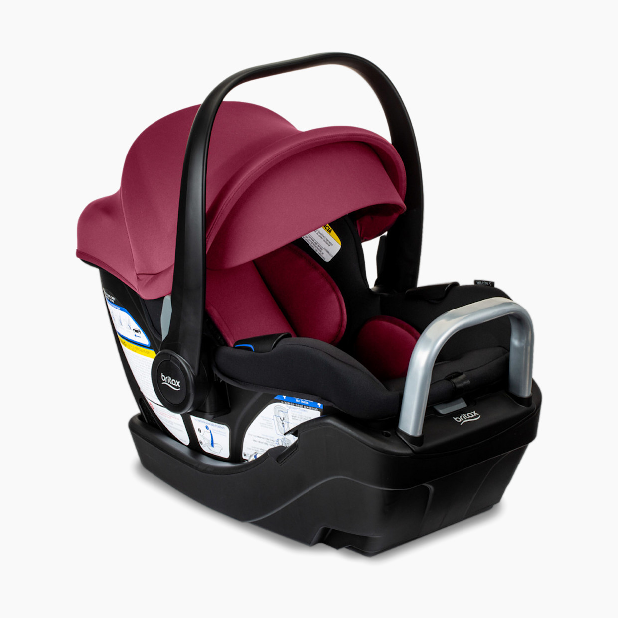 Britax Willow S Infant Car Seat with Alpine Base - Ruby Onyx.