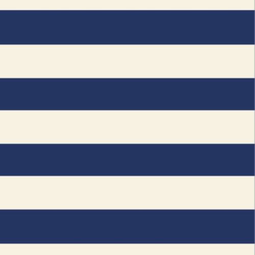 Hanna Andersson Baby 2-Way Zip Sleeper in HannaSoft - Navy/Ecru, Newborn.