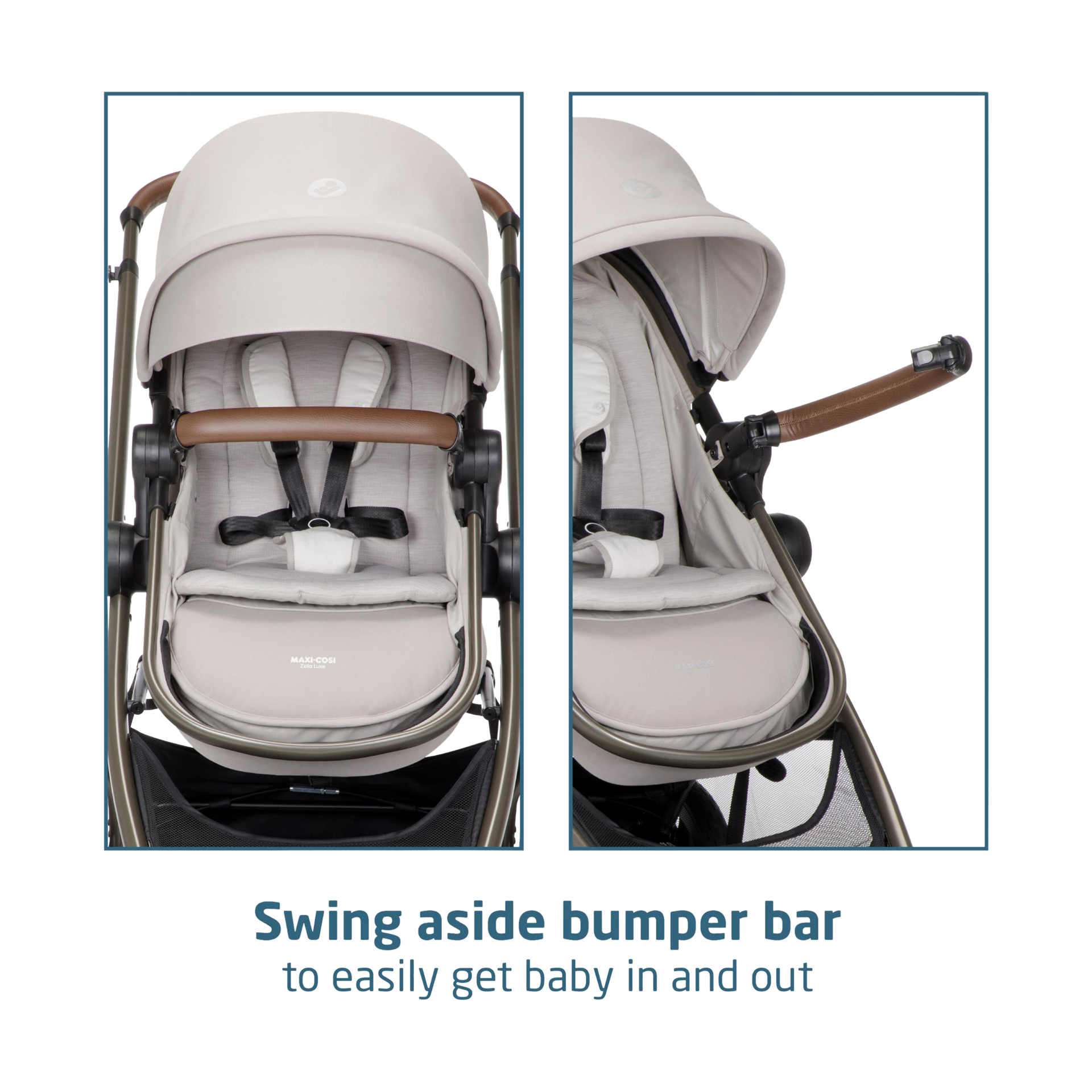 Maxi-Cosi Zelia 2 Luxe 5-in-1 Modular Travel System.