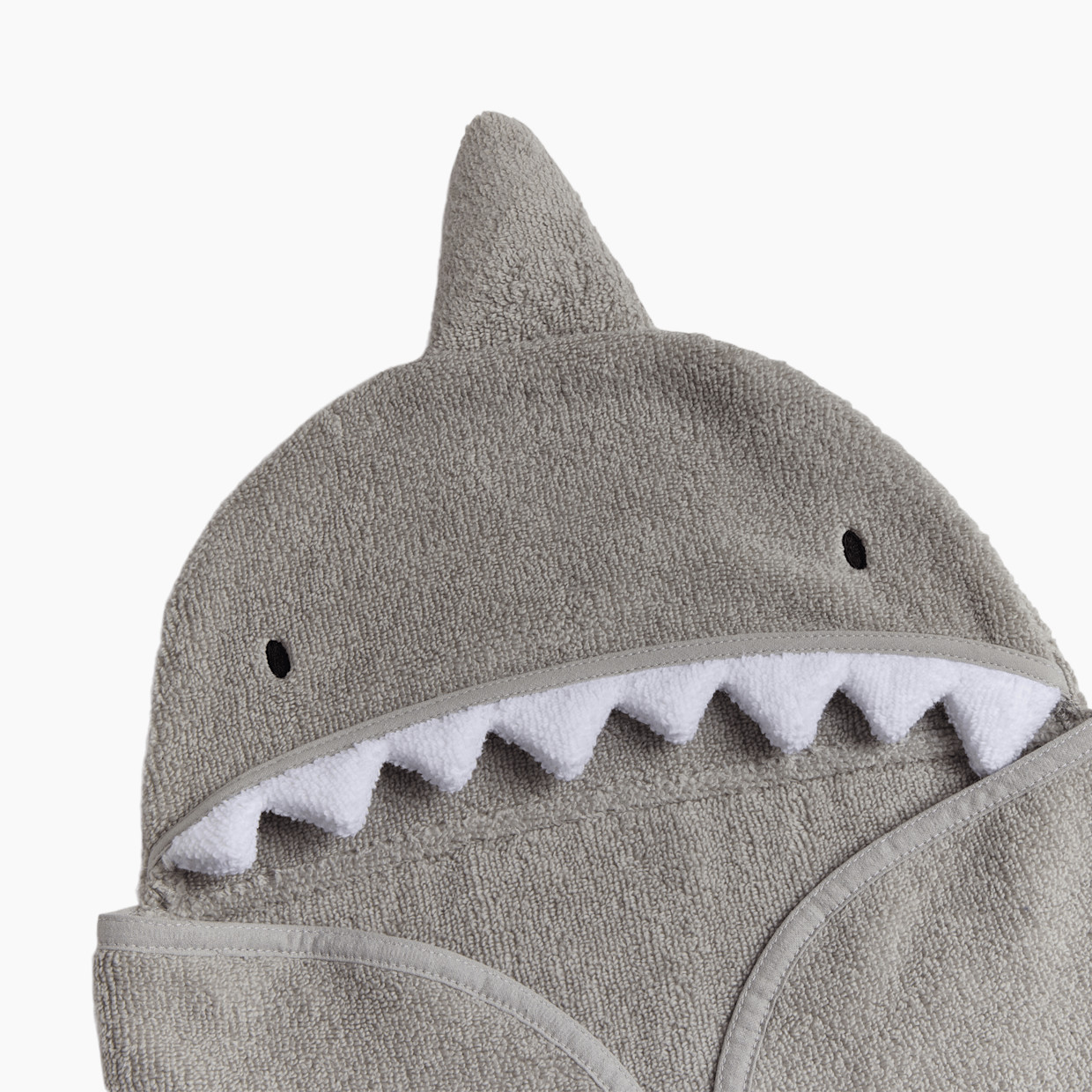 Tiny Kind Cozy Critter Organic Towel - Shark, 0-24 M.