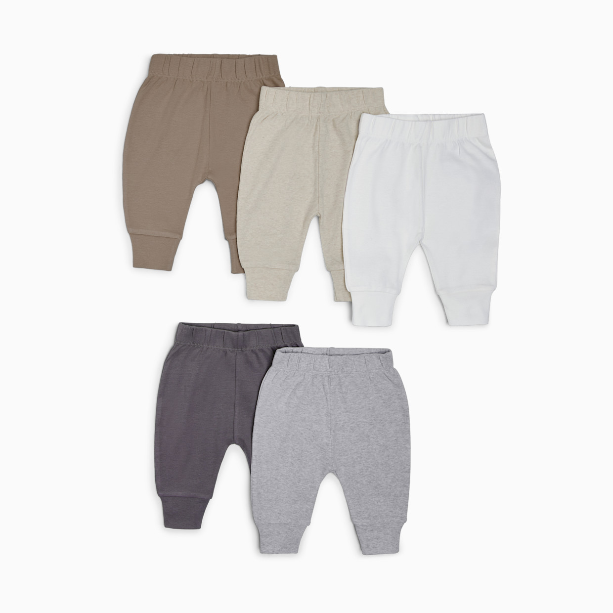 Small Story Pants (5 Pack) - Neutral Range, 3-6 M.