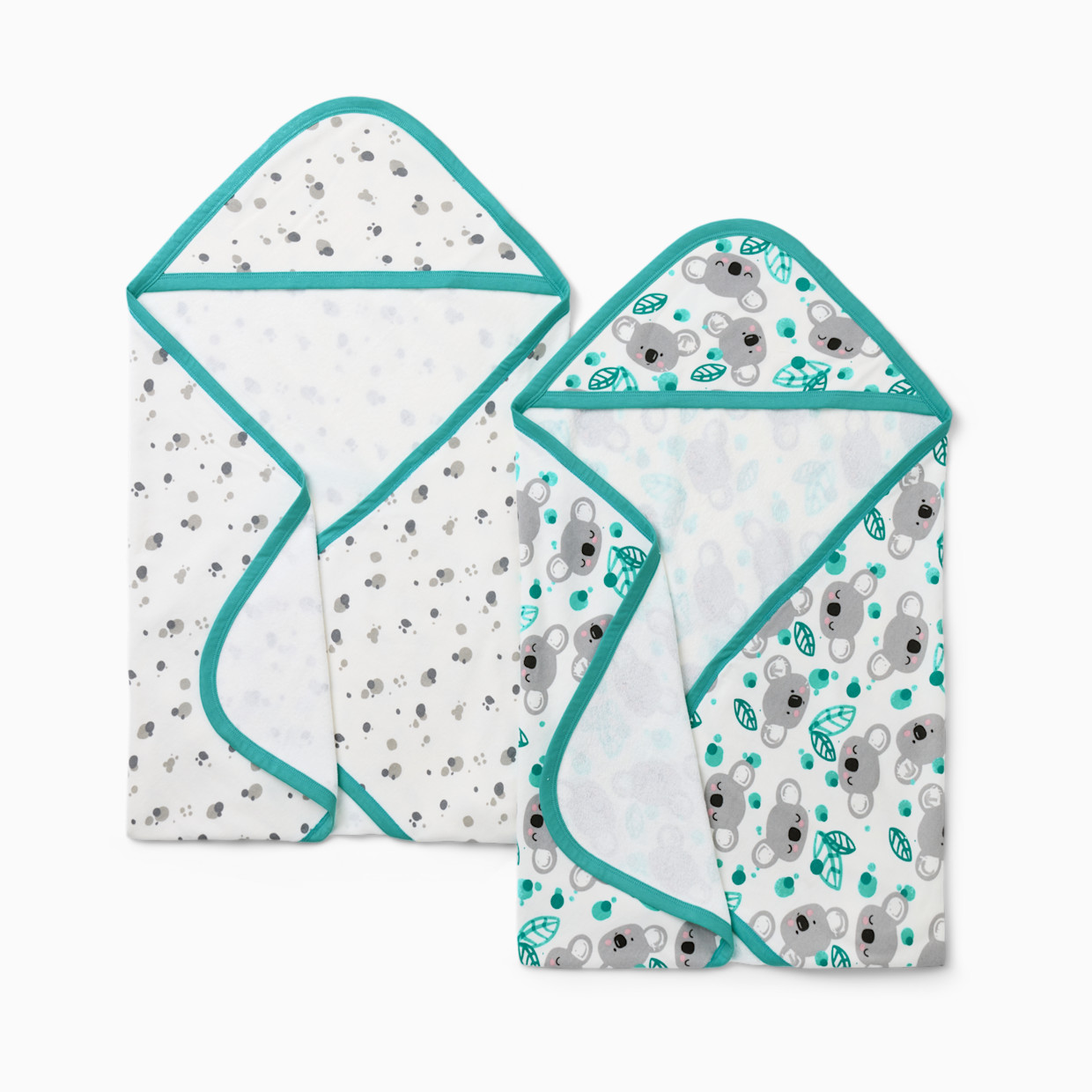 Small Story Organic Towels (2 Pack) - Koala Snuggles, 0-24.