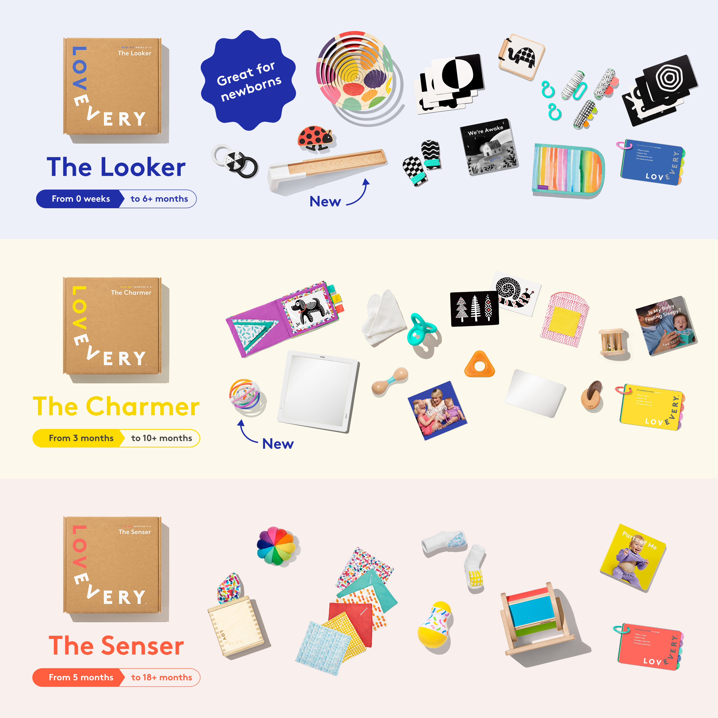 Lovevery The Play Kits (3-Kit Gift) | Babylist Shop