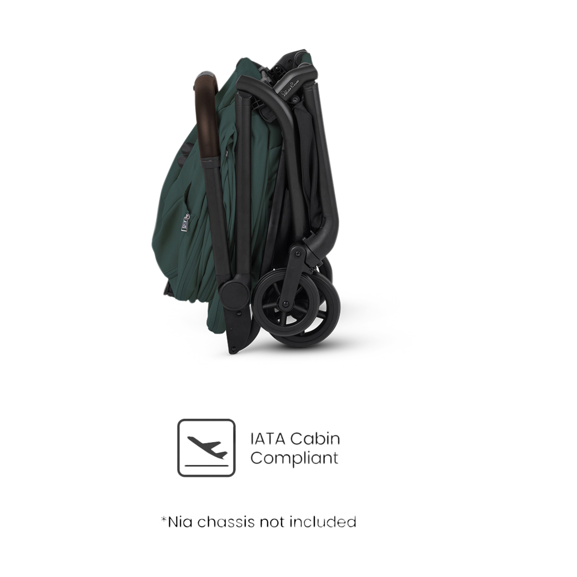 Silver Cross Nia Compact Bassinet - Conifer.