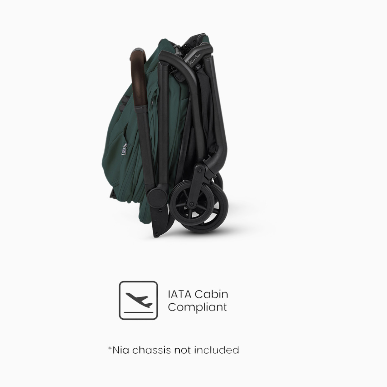 Silver Cross Nia Compact Bassinet - Conifer.