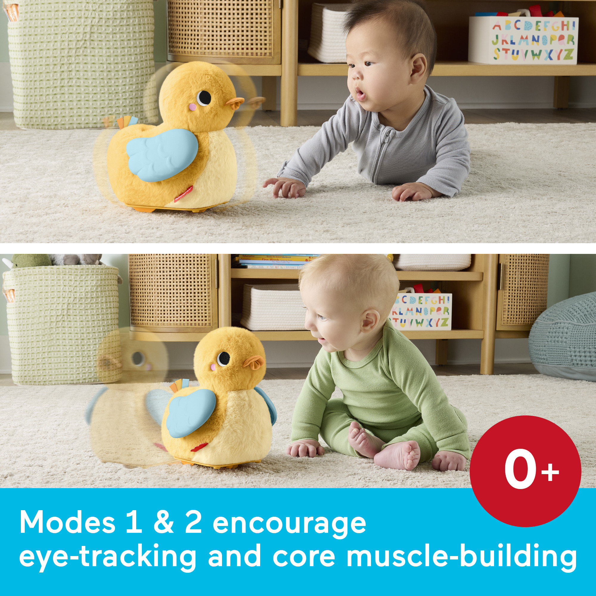 Fisher-Price 4-in-1 Cuddle & Crawl Duck.