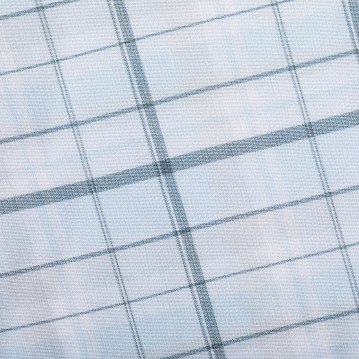 Tiny Kind Bamboo Viscose Bodysuit with Pocket (3 Pack) - Blue Plaid, Sky Blue, Slate Blue, Nb.