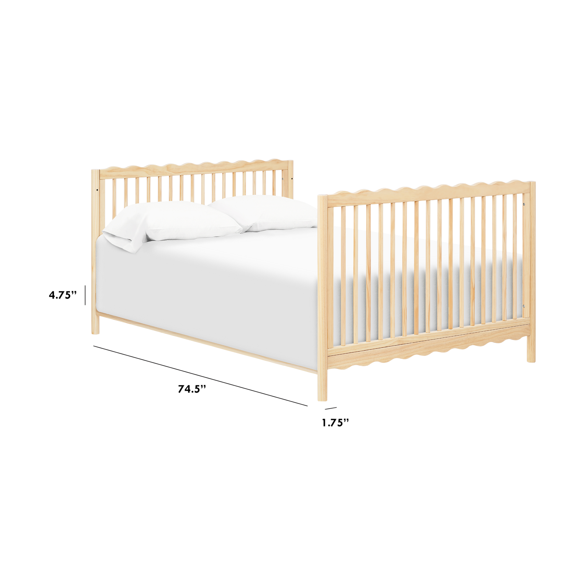 babyletto Twin/Full-Size Bed Conversion Kit.