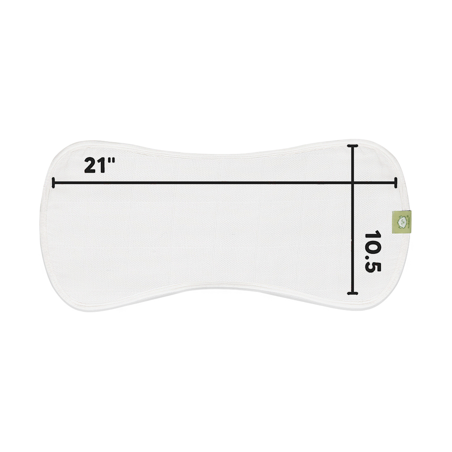 KeaBabies Softe Muslin Baby Burp Cloth.