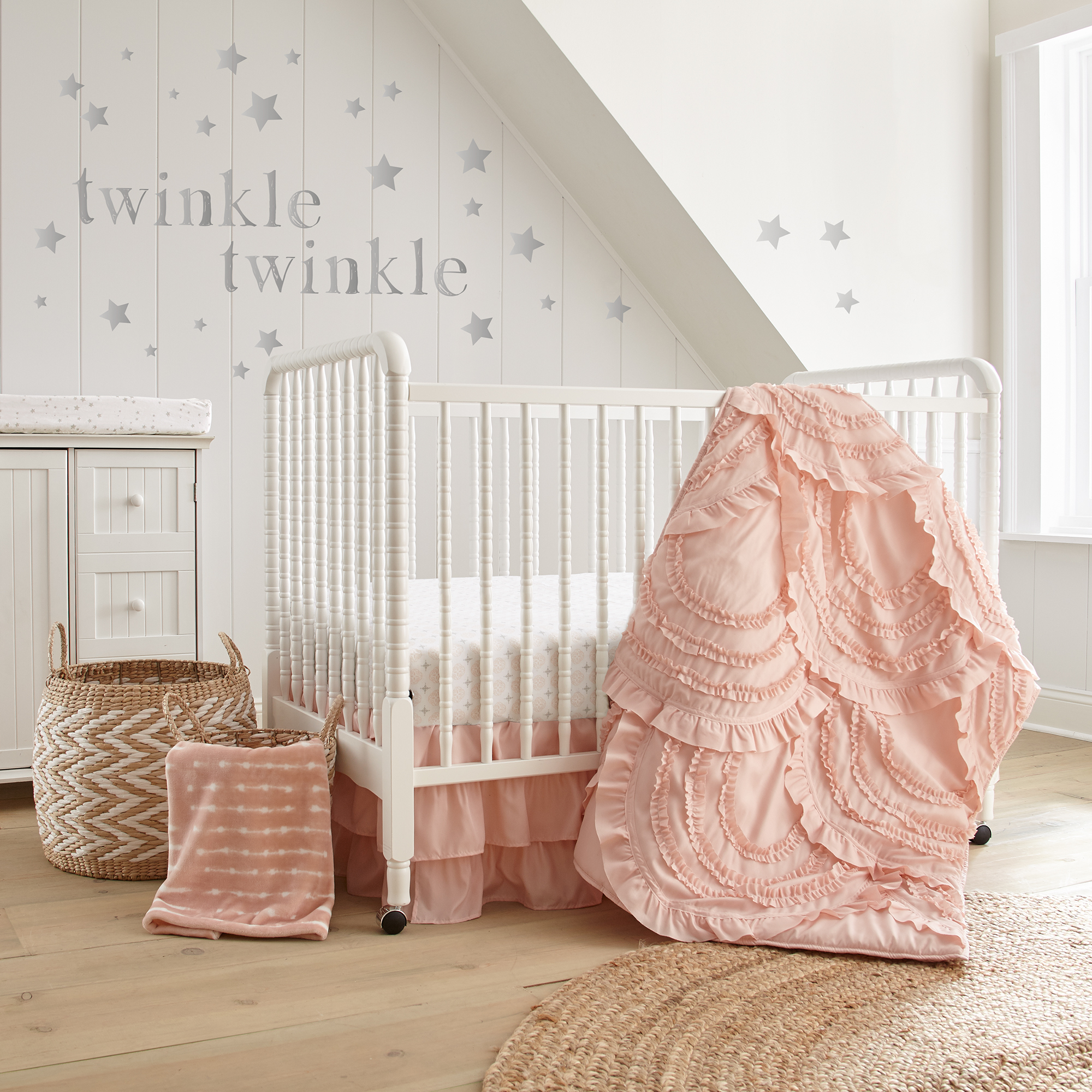 Levtex Baby 4-Piece Crib Bedding Set - Skylar Blush | Babylist Shop