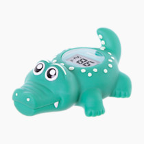 Dreambaby Floating Crocodile Bath Thermometer - Water Temperature Monitoring for Newborns, Infants, Toddlers - Croc Toy with Fahrenheit Display