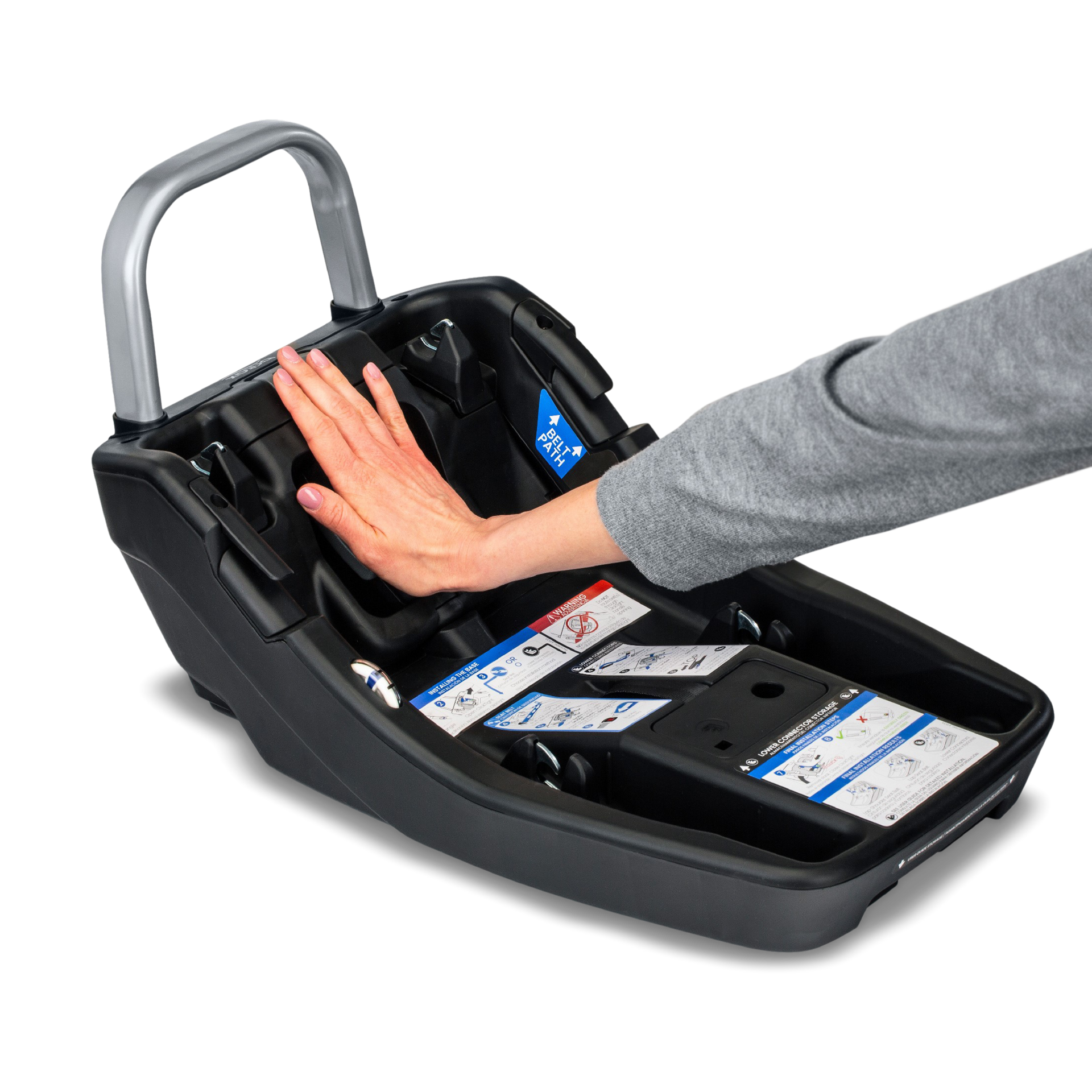 Britax Alpine Infant Car Seat Base with ClickTight - Black.