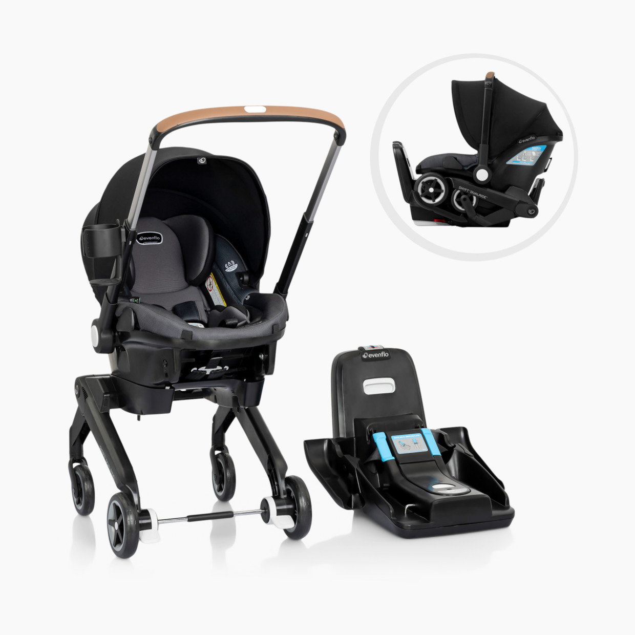 Evenflo Shyft DualRide Infant Car Seat and Stroller Combo - Boone.