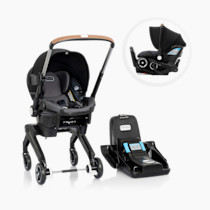 Shyft DualRide with Carryall Storage Infant Car Seat and Stroller Combo (Boone Gray)