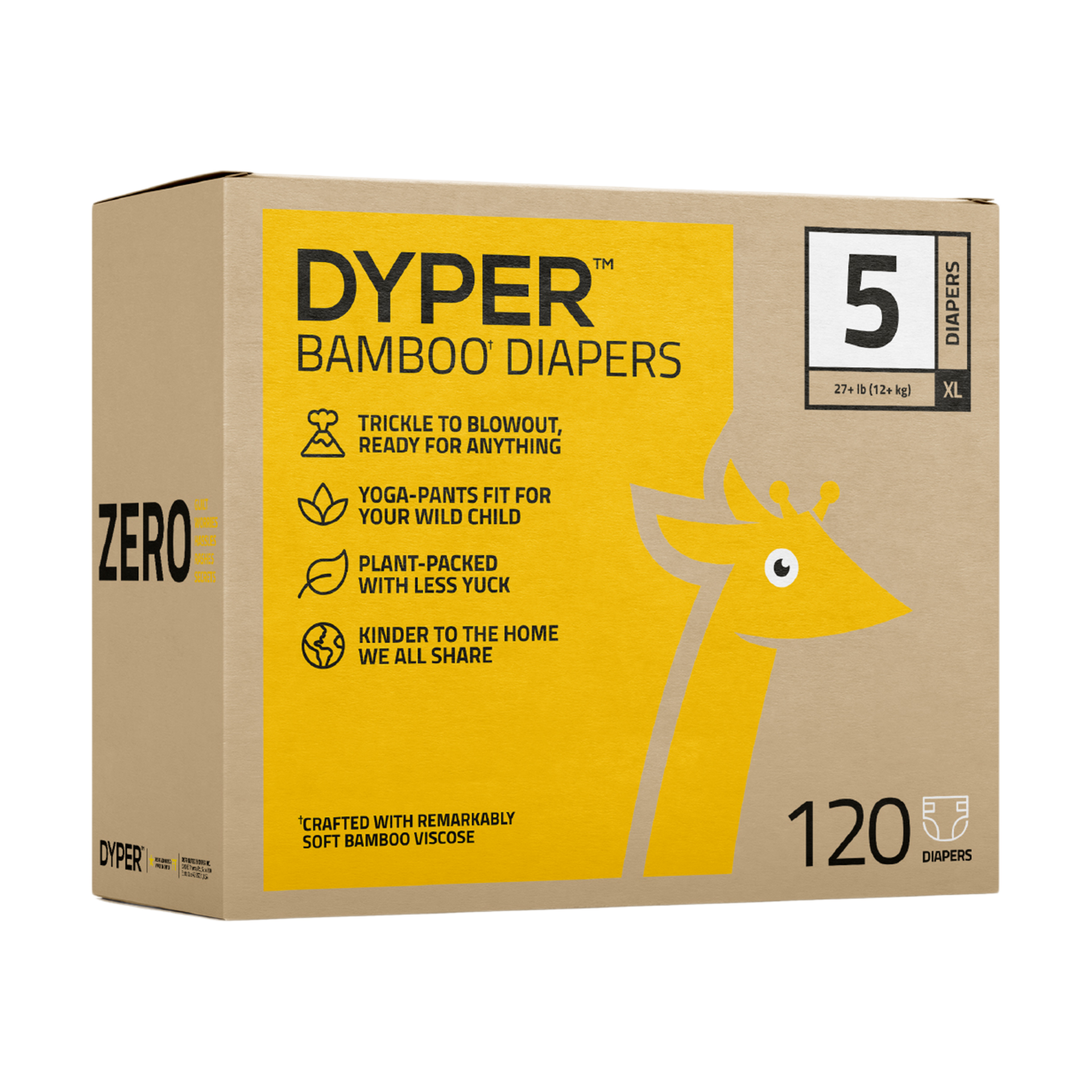 DYPER Bamboo Viscose Baby Diapers Size 5, 6 Babylist Shop