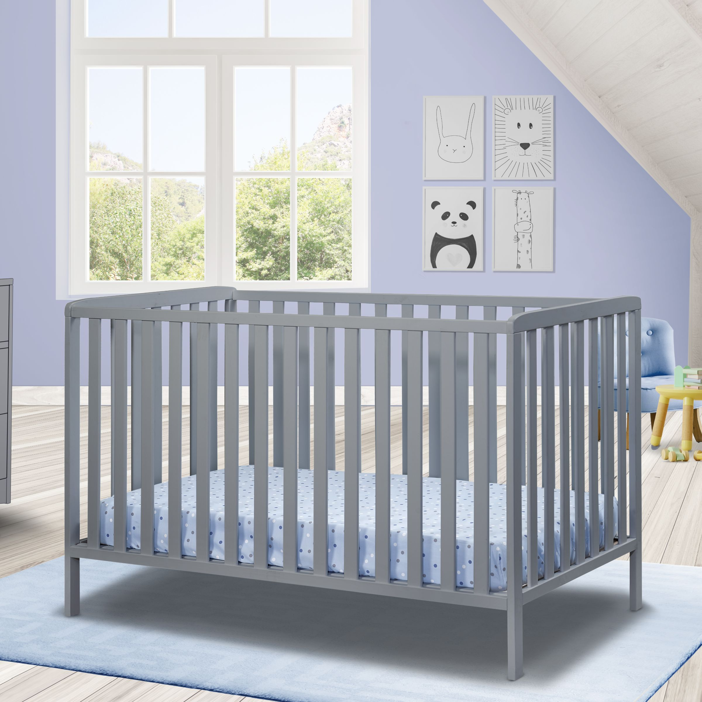 Sorelle Adrian Crib - Gray.