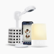 Nanit Pro Baby Sleep Monitoring System - Newborn Baby Essential Bundles Track Infant Sleep and Breathing Motion, 2-Way Audio, Sound & Motion Alerts, Night Vision