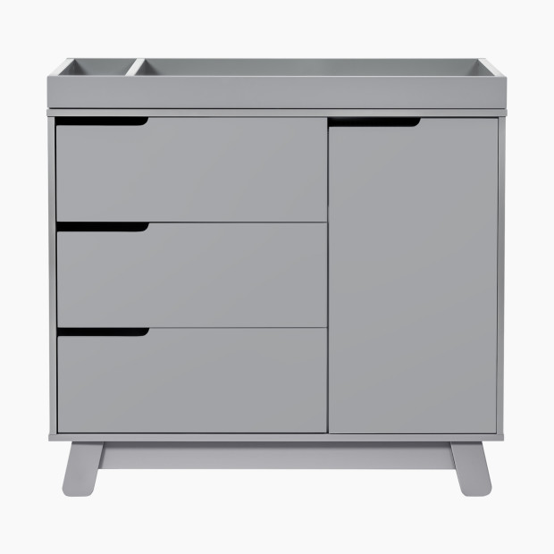 babyletto Hudson 3-Drawer Changer Dresser - Grey.