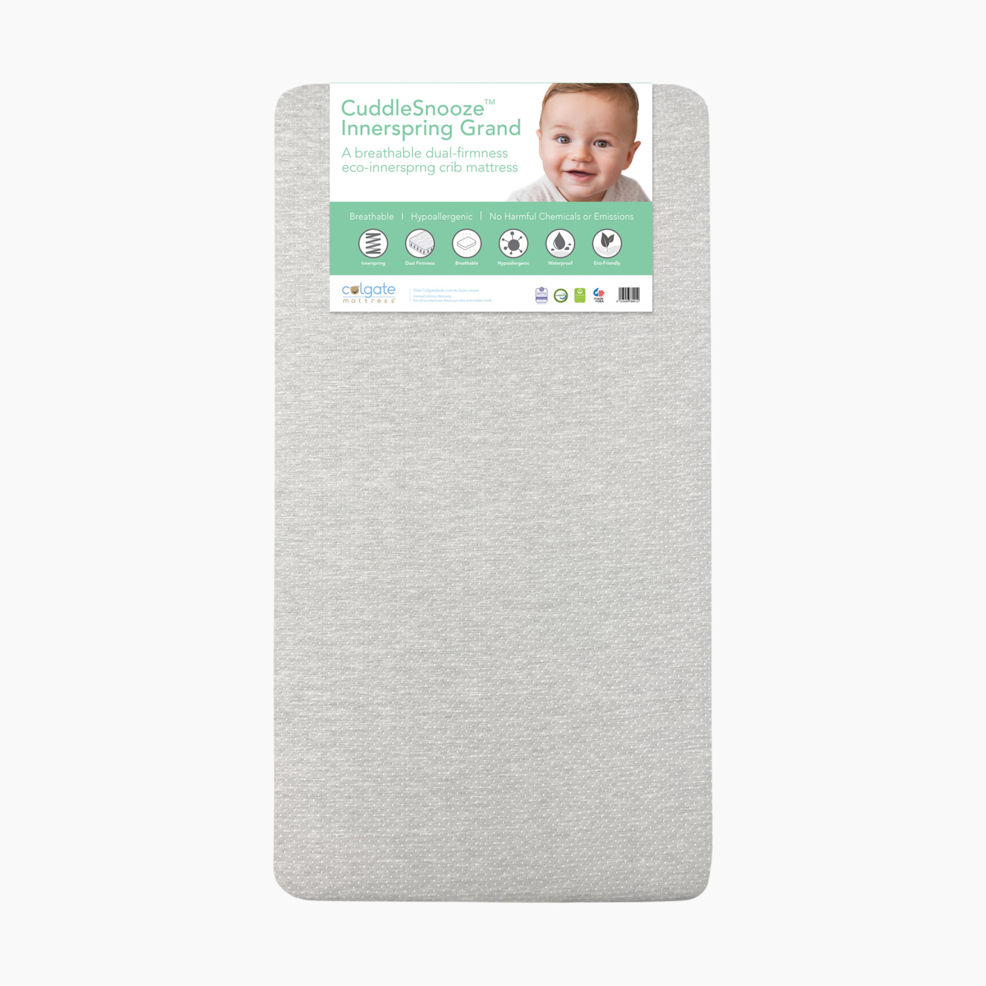 Colgate organic crib sales mattress