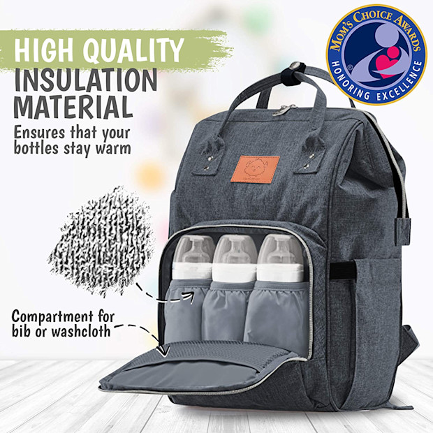 KeaBabies Original Diaper Backpack.