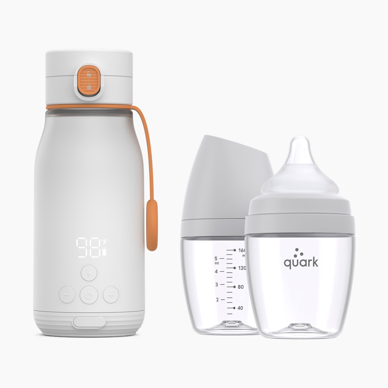 Quark Buubibottle Milk Warmer & Hybrid Baby Bottle Bundle.