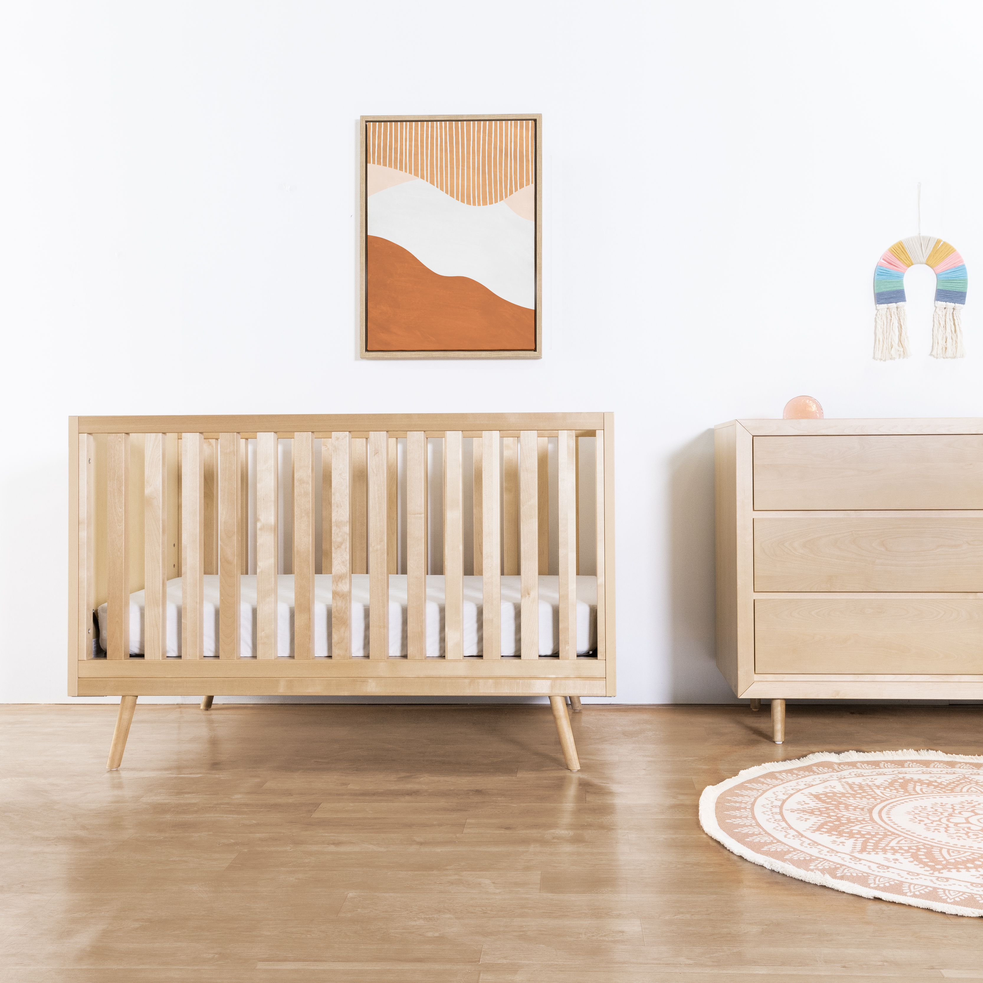 Ubabub Nifty Timber 3-in-1 Crib.