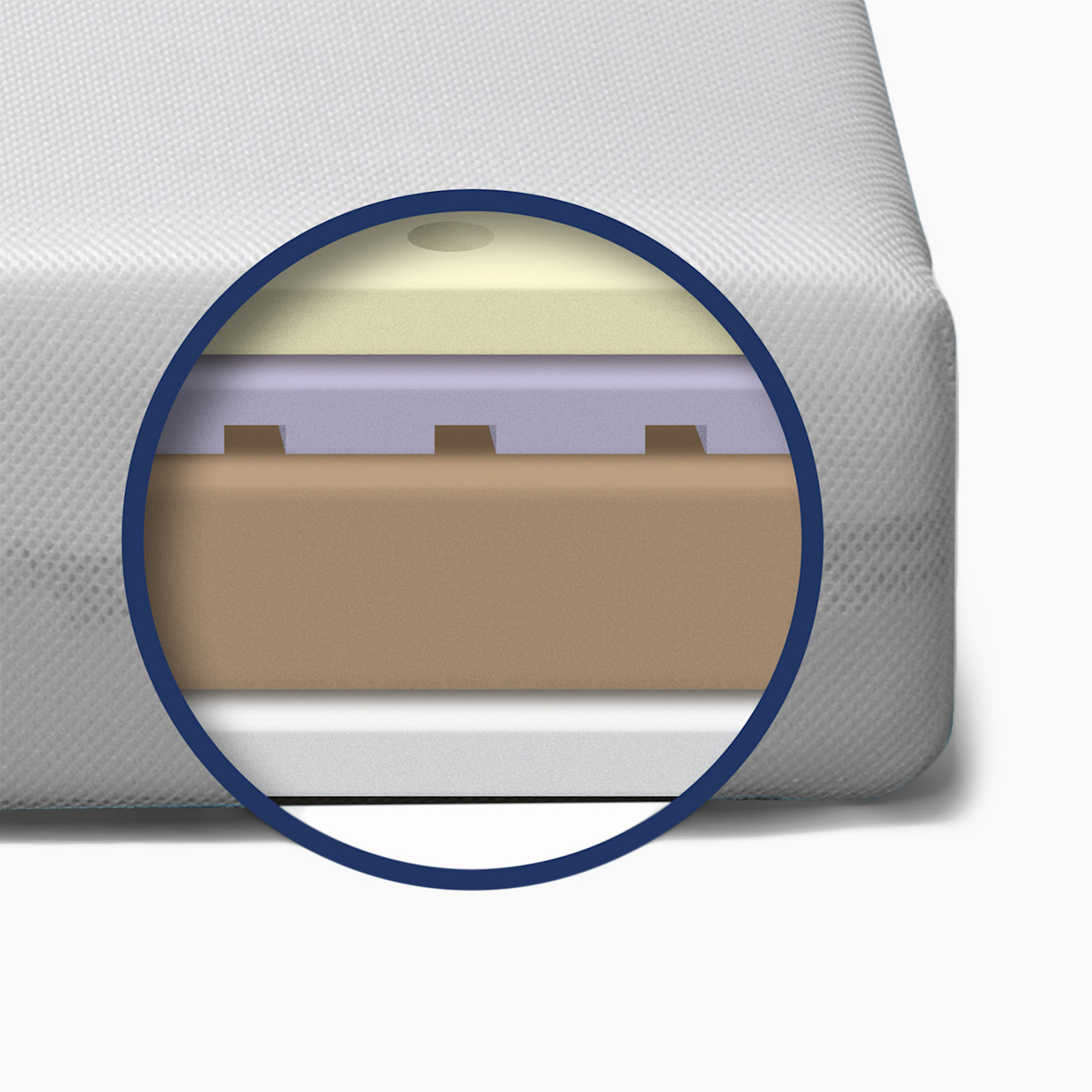 Moonlight Slumber Starlight Sparkle Crib Mattress - White.