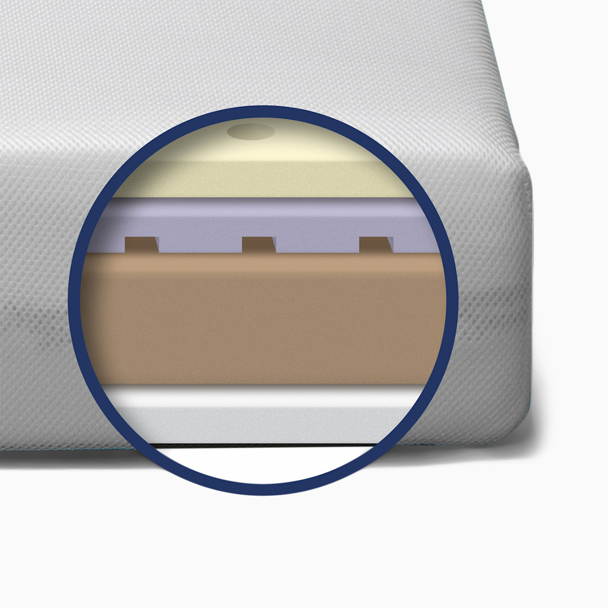 Moonlight Slumber Starlight Sparkle Crib Mattress - White.