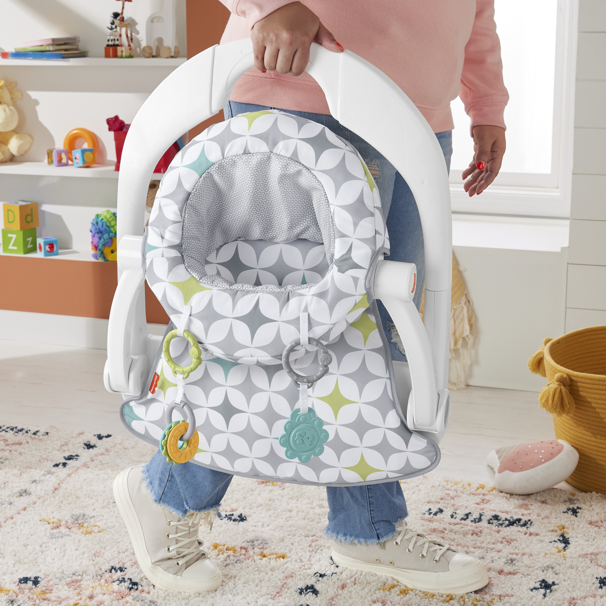 Fisher-Price Sit-Me-Up Floor Seat - Starlight Bursts.