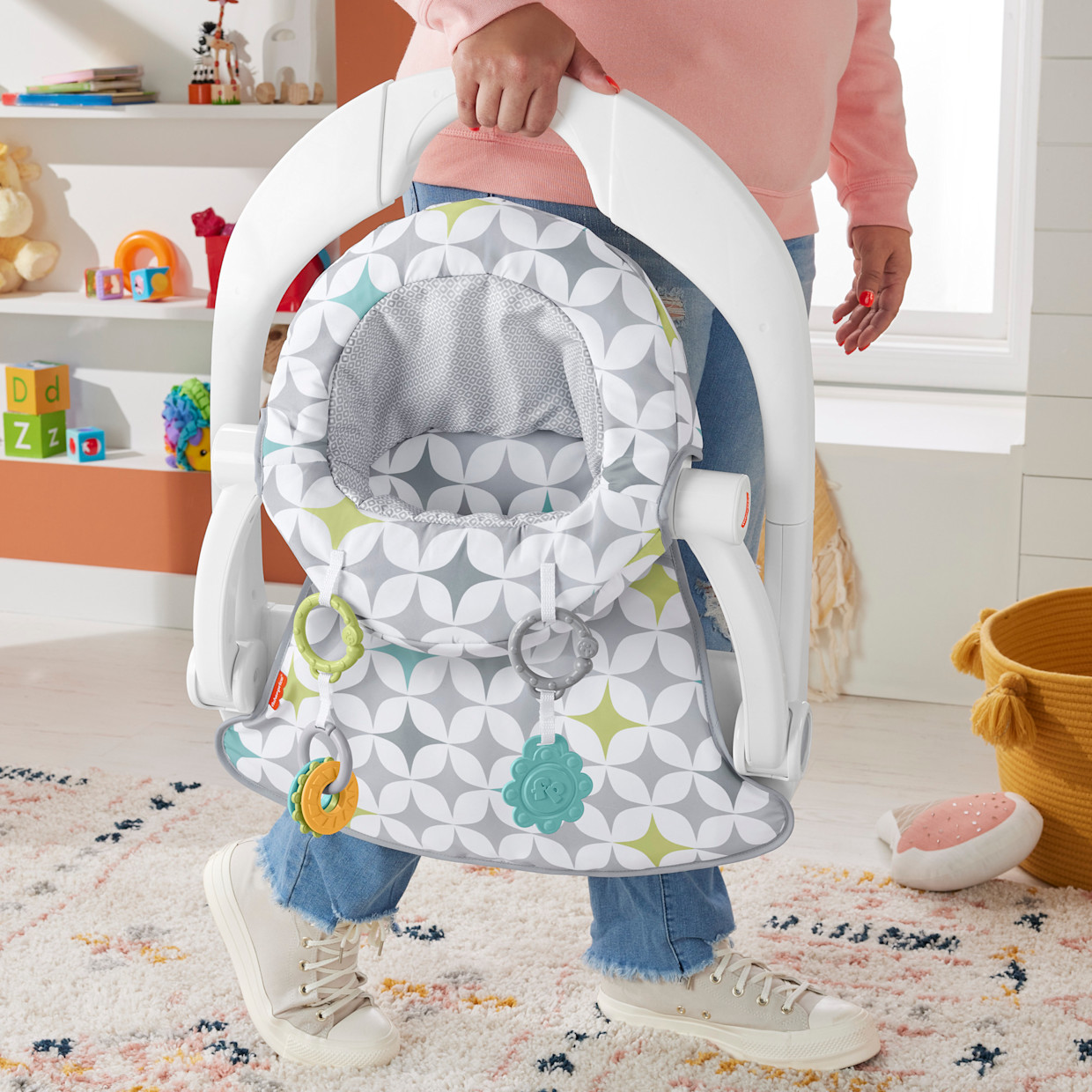 Fisher-Price Sit-Me-Up Floor Seat - Starlight Bursts.