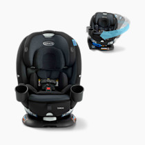 Graco Turn2Me 3-in-1 Rotating Convertible Car Seat, Cambridge, Featuring Headrest and Harness Adjust, Easy Installation and Steel Reinforced Frame