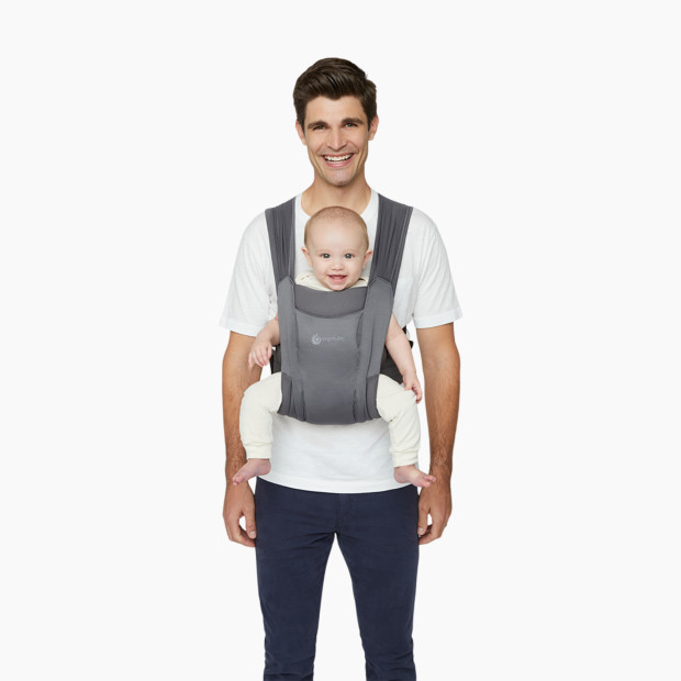 Ergobaby Embrace Baby Wrap Carrier, Infant Carrier for Newborns 7-25  Pounds, Heather Grey 