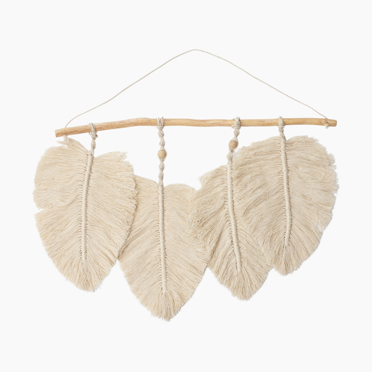 Crane Baby Willow Leaf Wall Decor - Natural.