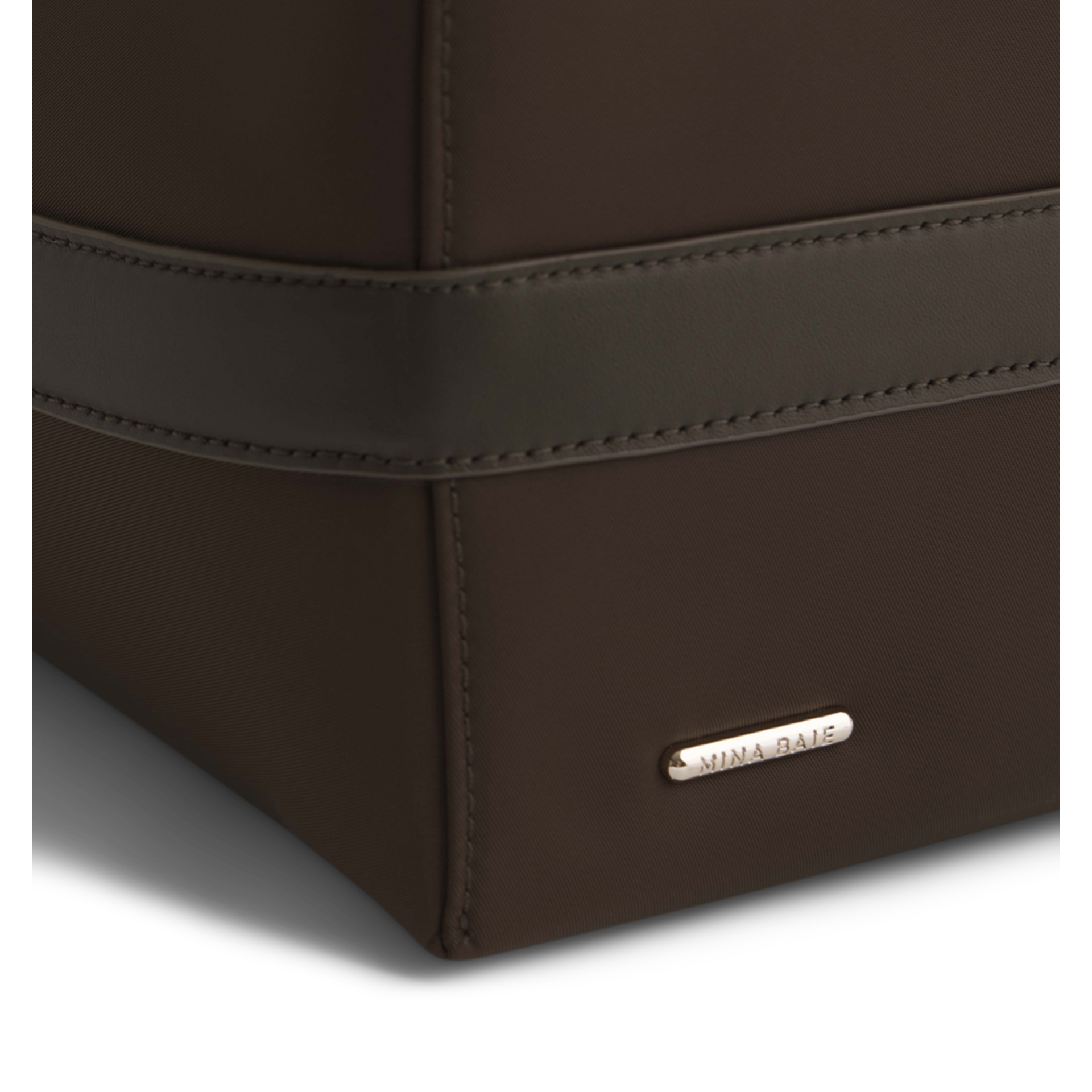 Mina Baie Sienna Nylon - Espresso, Midi.