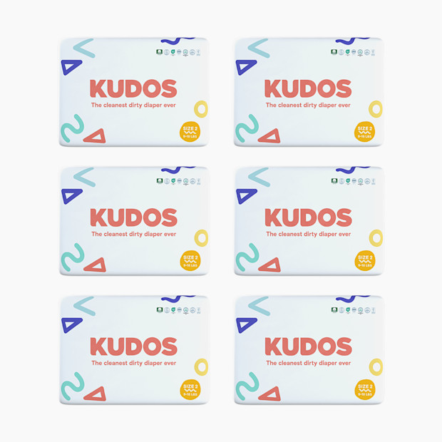 Kudos Diapers, Monthly Supply - Size 2, 192 Count