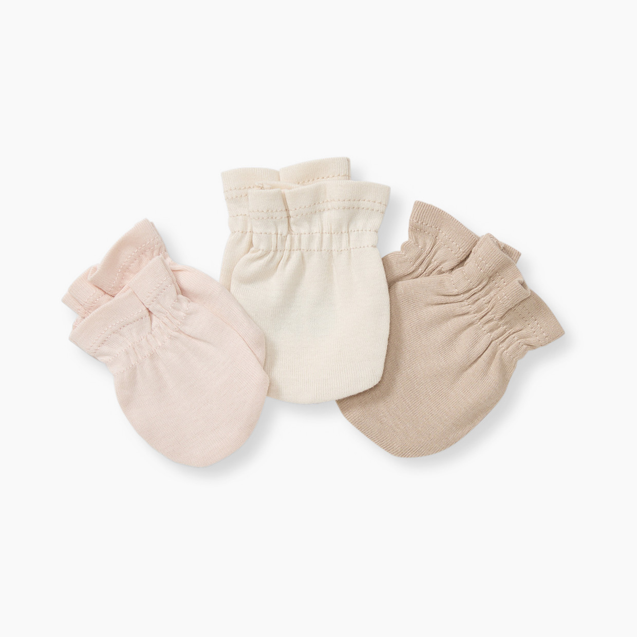 Burt's Bees Baby Organic Mittens (3 Pair) - Pink.