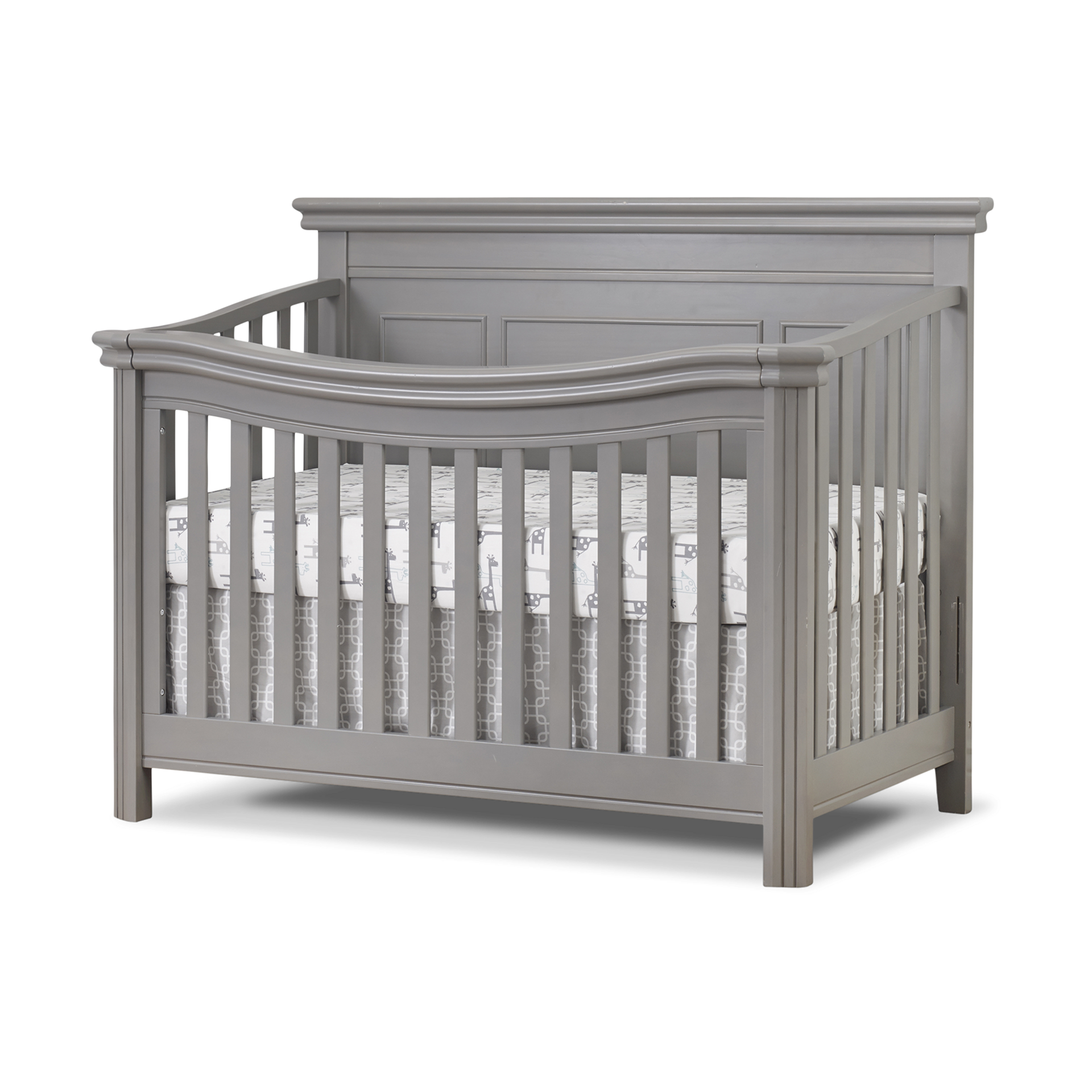 Sorelle Finley Lux Flat Top Crib Weathered Gray Babylist Shop