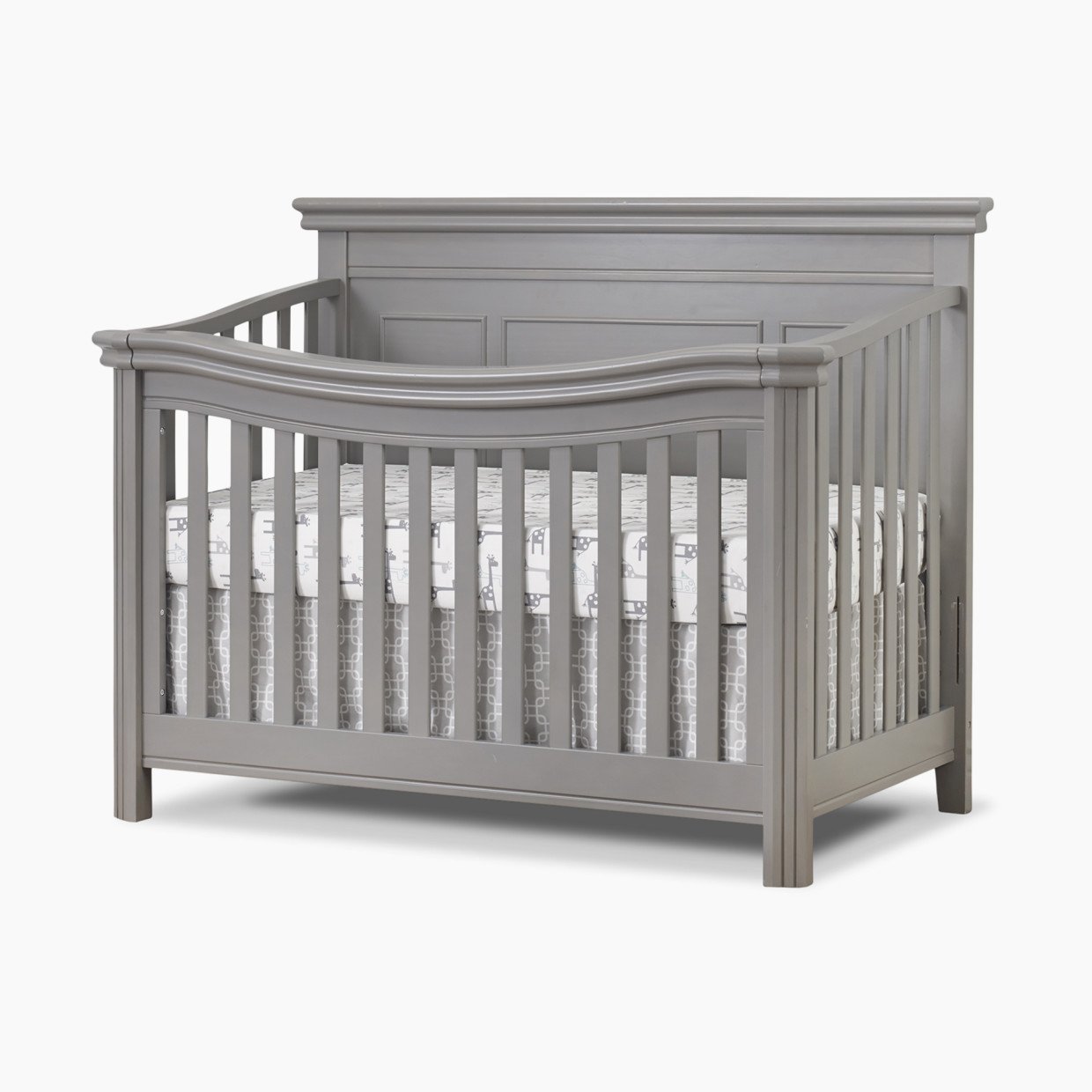 Sorelle Finley Lux Flat Top Crib - Weathered Gray.