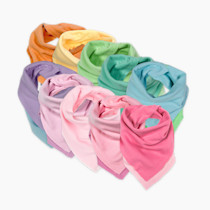 HonestBaby Multipack Reversible Bandana Drool Bibs Burpcloths Adjustable Snaps for Infant Baby Boys,Girls 100% Organic Cotton