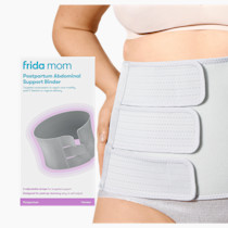 Frida Mom Belly Binder, Postpartum Essentials for Natural and C-Section Recovery, Adjustable Compression Wrap, After Birth Brace, Abdominal Band, 9" High