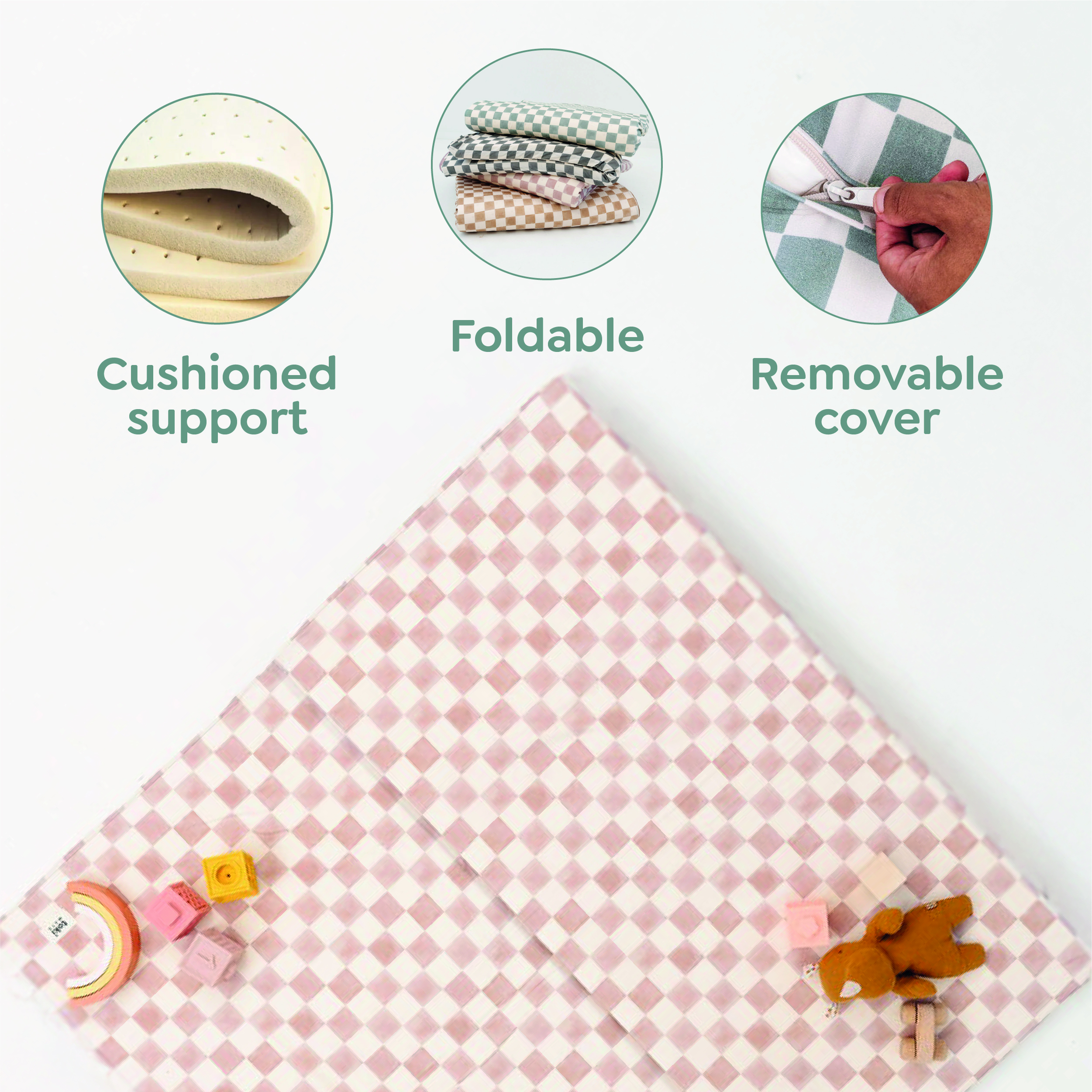 Toki Kids Epic Organic Cotton Play Mat - Mudcloth.