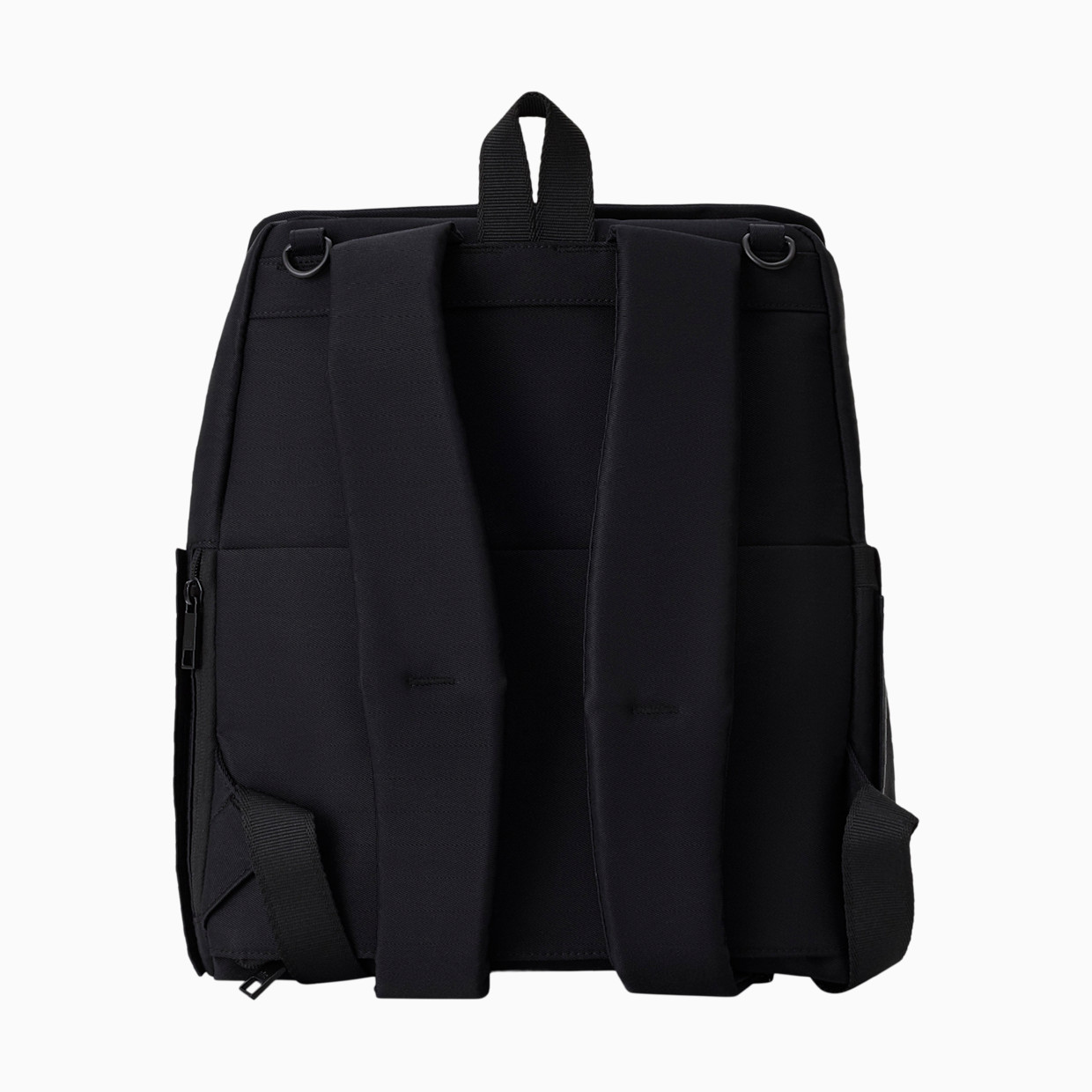 BEIS Travel The Everyday Diaper Backpack - Black, Nylon Twill.