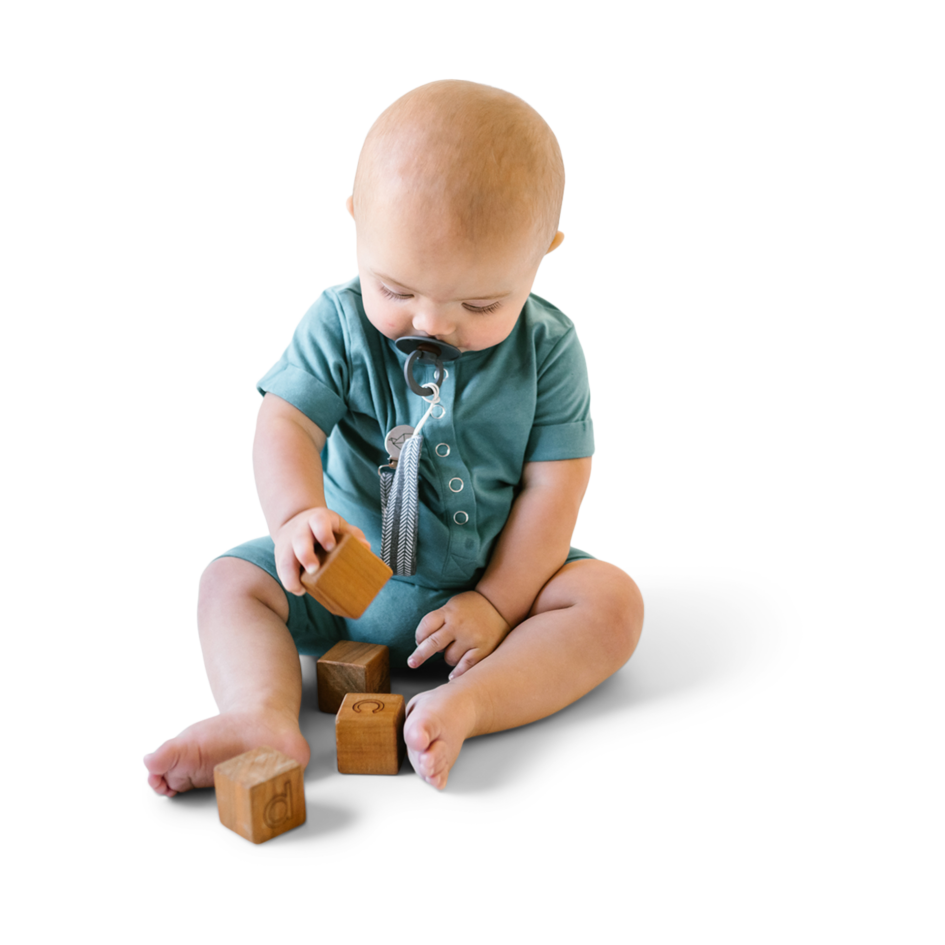 Copper Pearl Binky Clip Set (3 Pack).